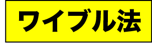 ワイブル法
